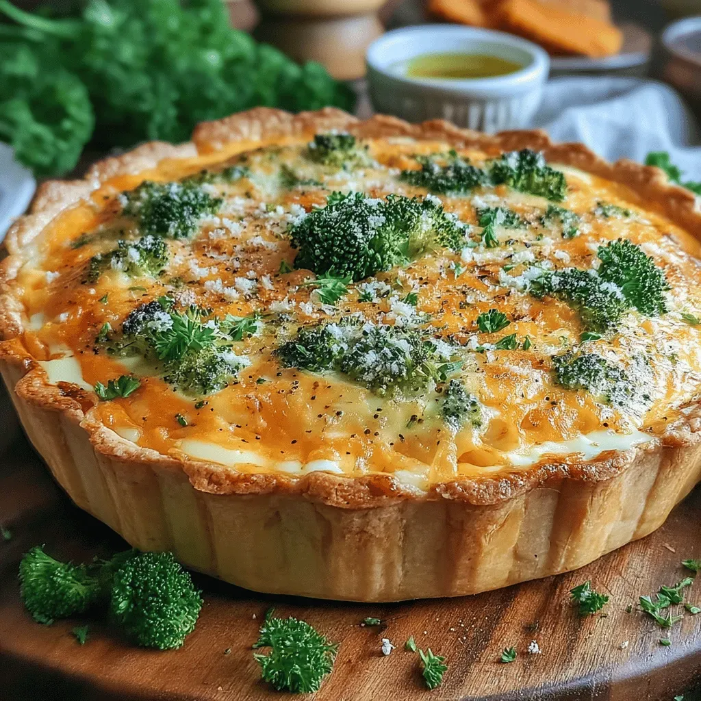 Cheesy Broccoli Bliss Quiche: A Perfect Blend of Comfort and Nutrition