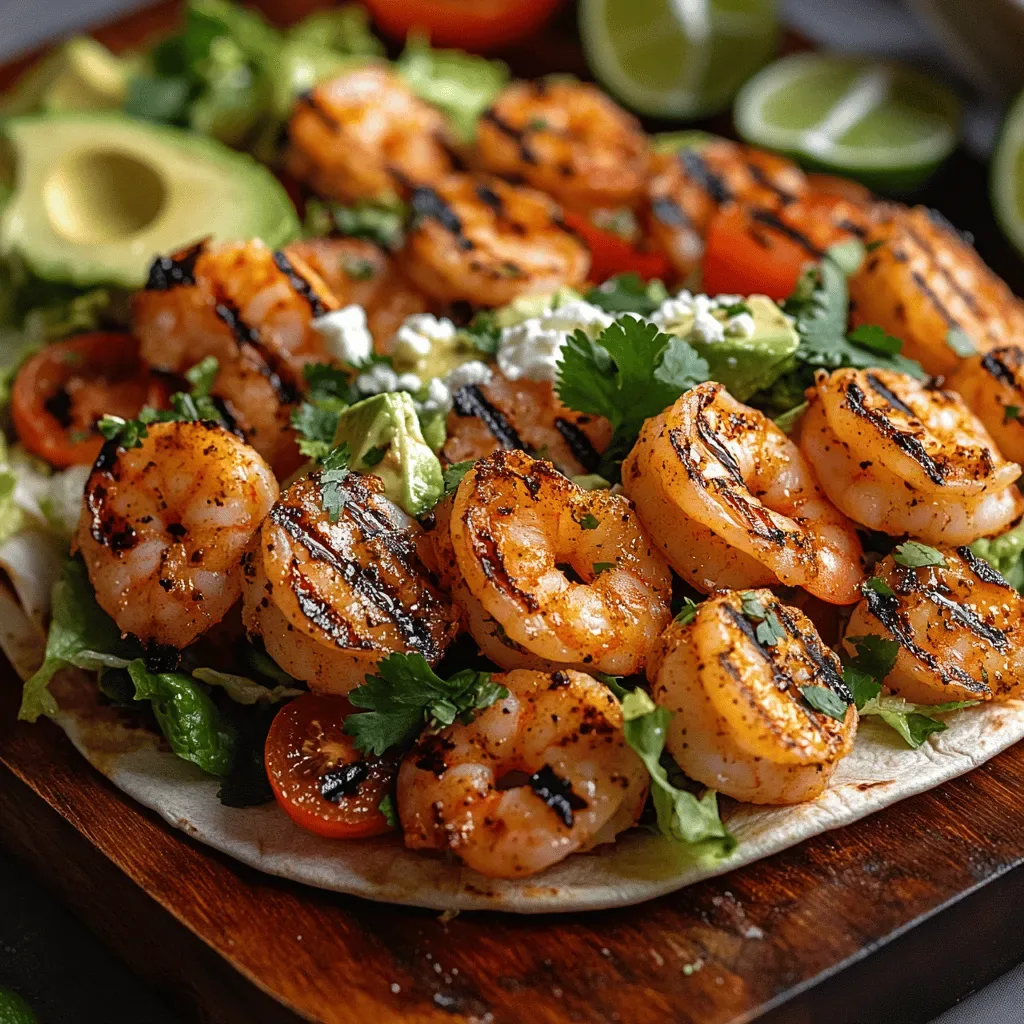 Zesty Spicy Grilled Shrimp Wraps: A Flavorful Summer Delight