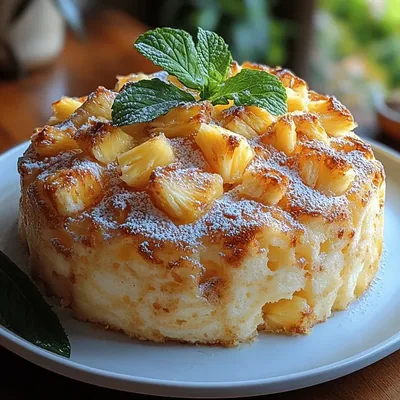 Sweet and Light Pineapple Angel Food Cake: A Refreshing Delight