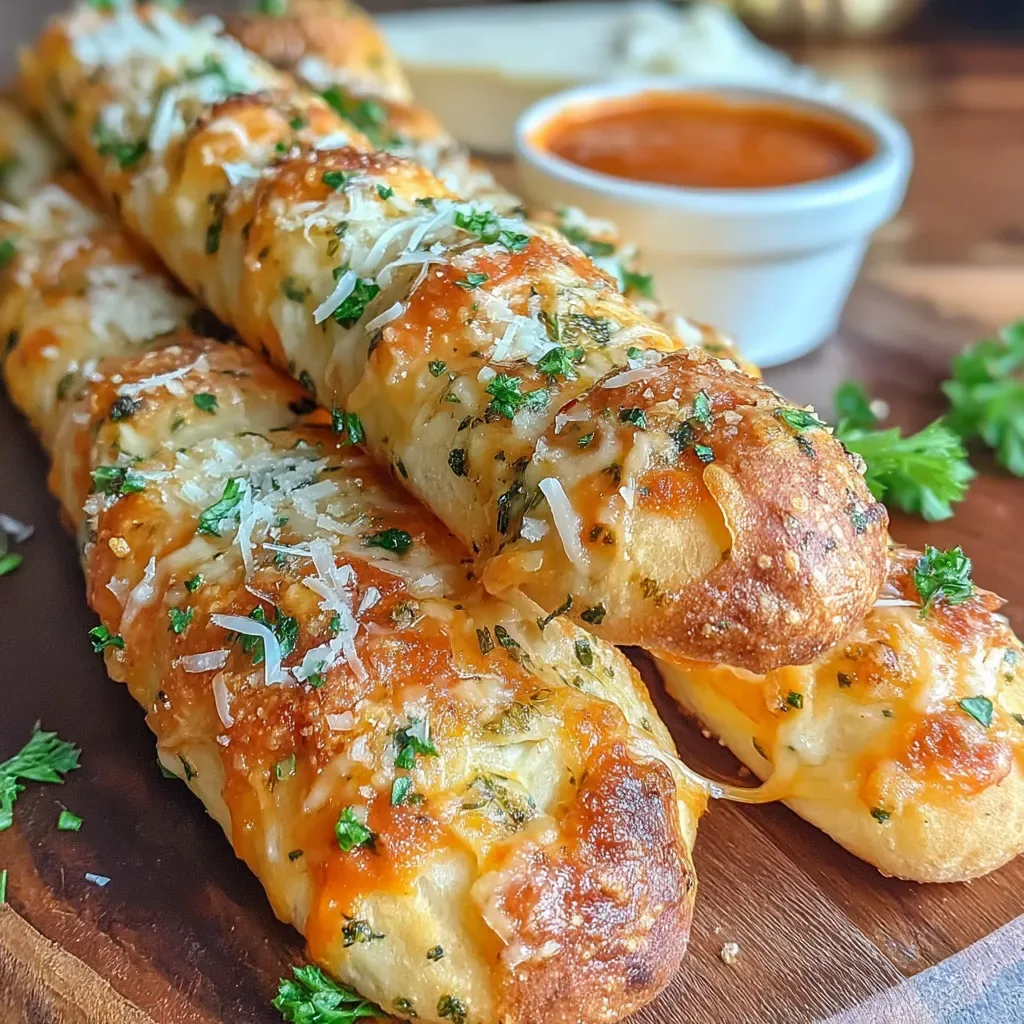 Quick 30-Minute Air Fryer Garlic Herb Breadsticks