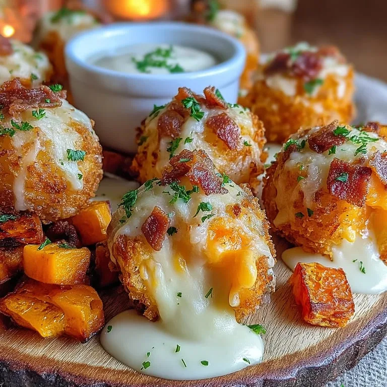Savory Butternut Bacon Mac Bites Recipe