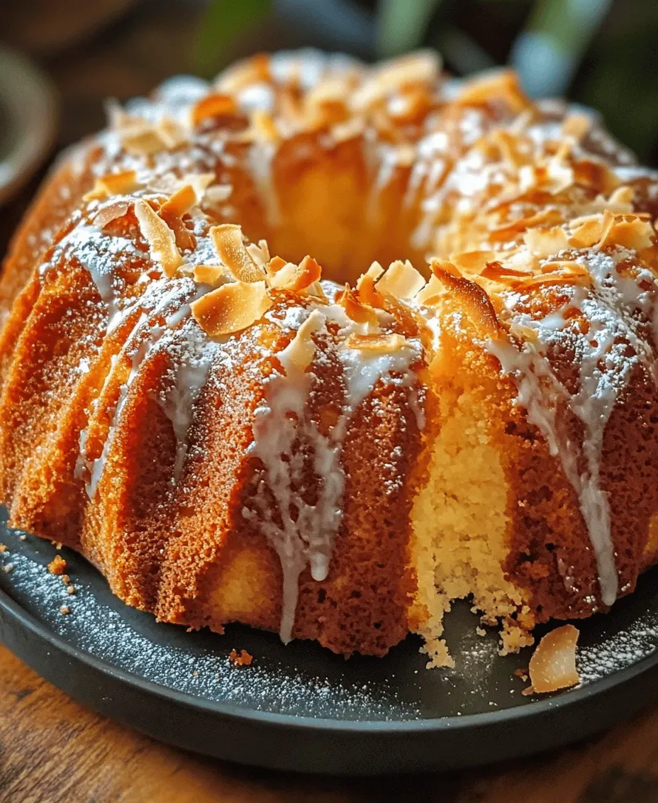The Very Best Coconut Pound Cake Recipe
