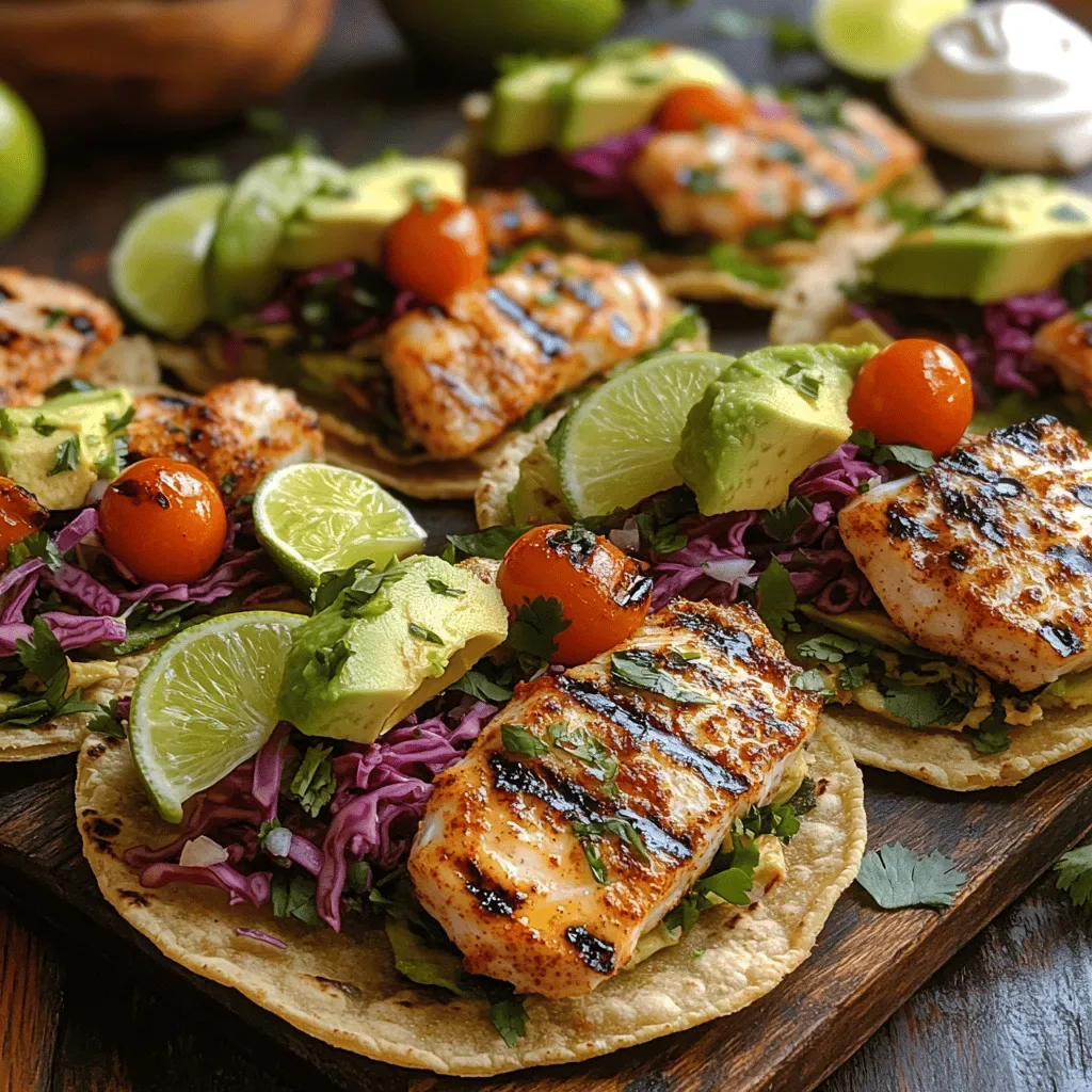 Zesty Grilled Fish Tostadas: A Fresh and Flavorful Delight