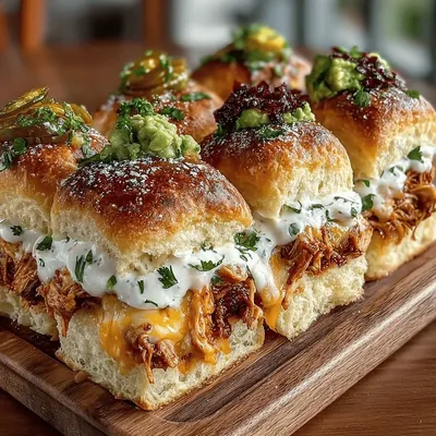 Cheesy Chicken Delight Sliders: A Flavorful Journey