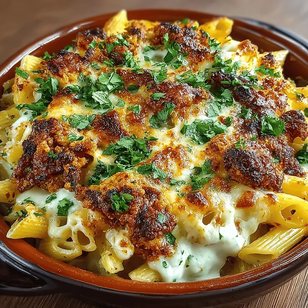 Velvety Hatch Chili Alfredo Pasta Bake: A Comfort Food Delight
