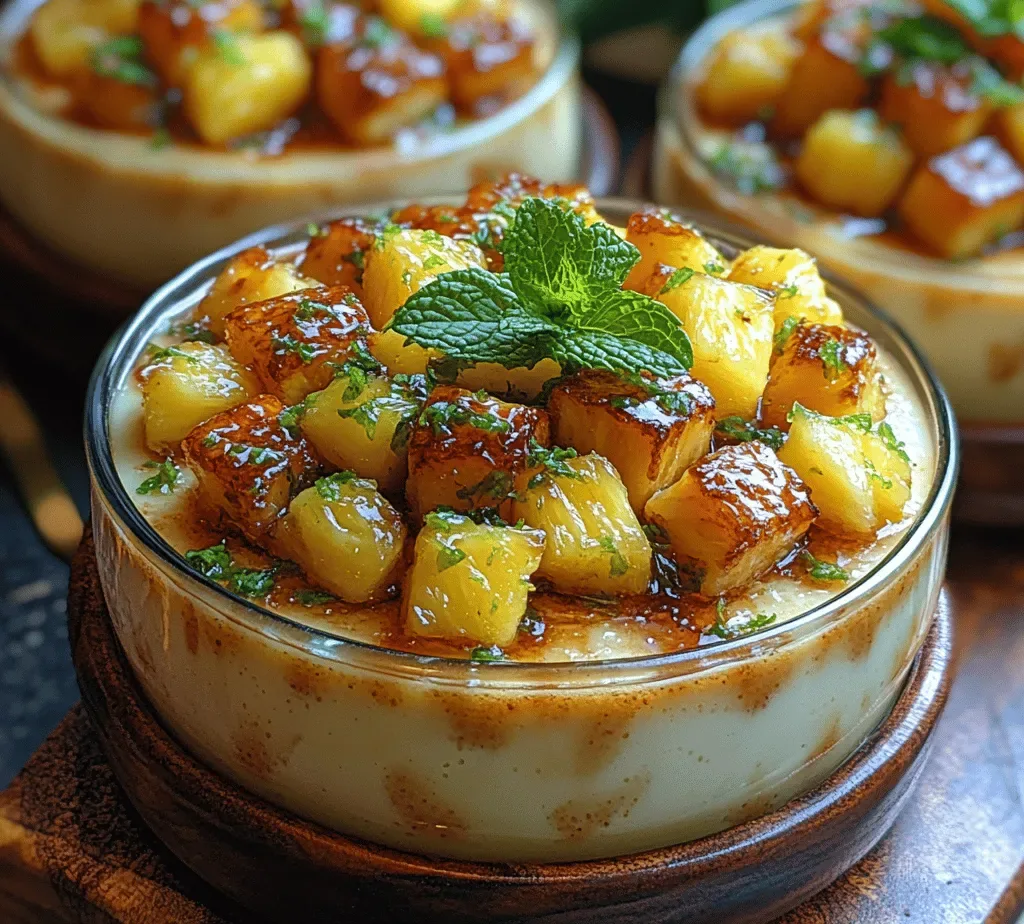 Tropical Breeze Pineapple Coconut Panna Cotta: A Refreshing Dessert Recipe