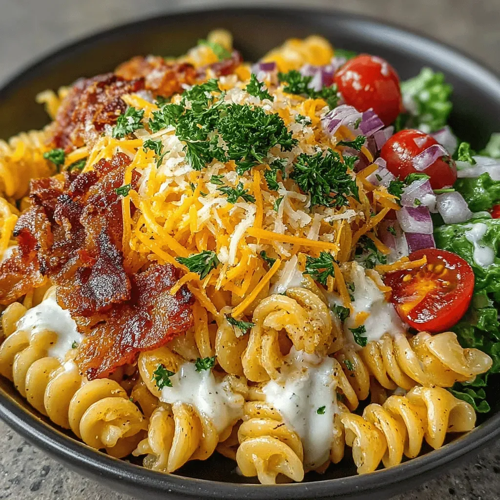 Bacon-Love BLT Pasta Salad with Ranch: A Flavorful Delight