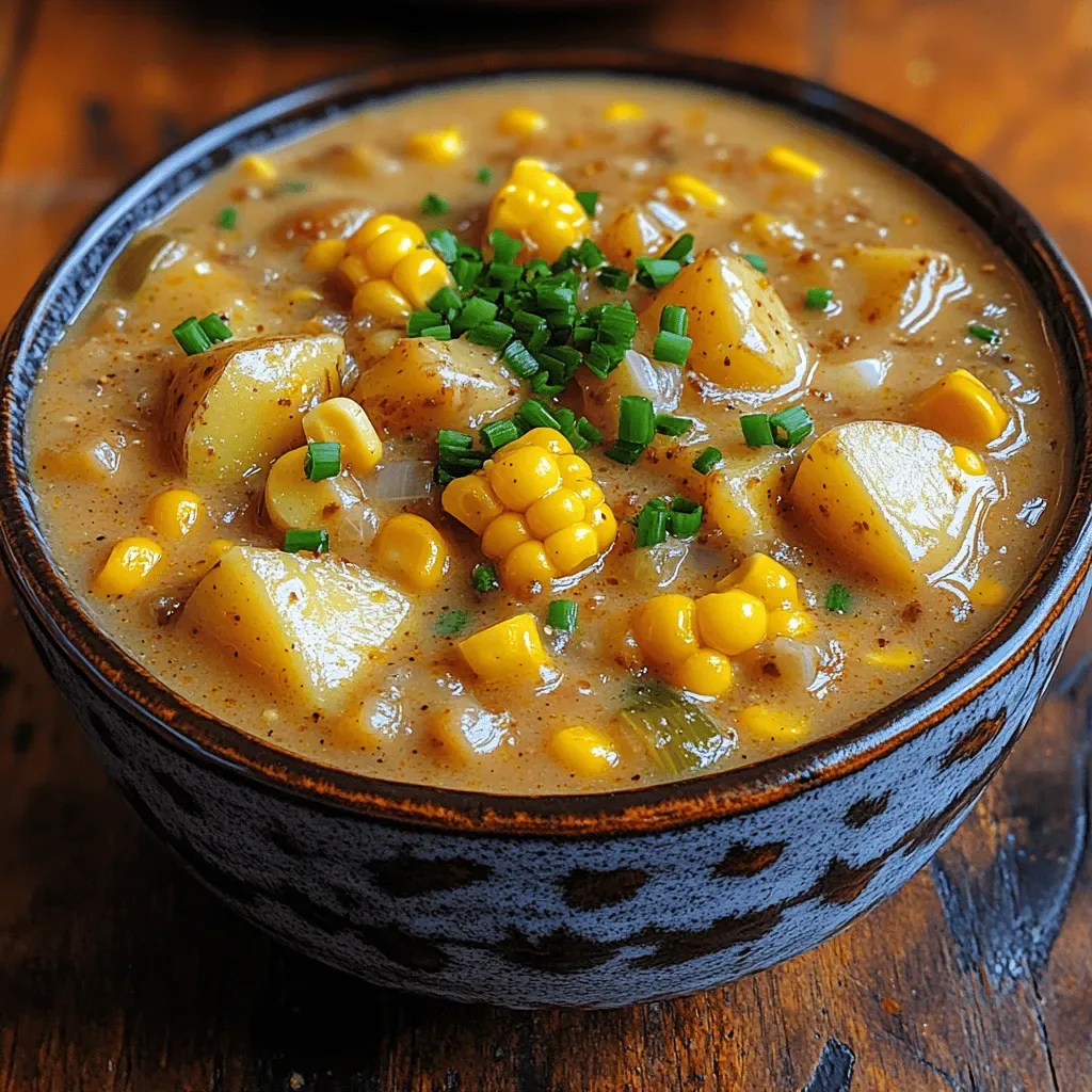 Sweet Summer Creamy Corn and Potato Chowder
