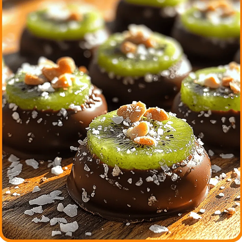 Choco-Kiwi Bliss Bites: A Unique Treat to Delight Your Taste Buds