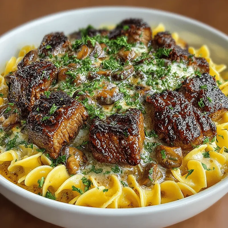 Speedy Beef Stroganoff Delight