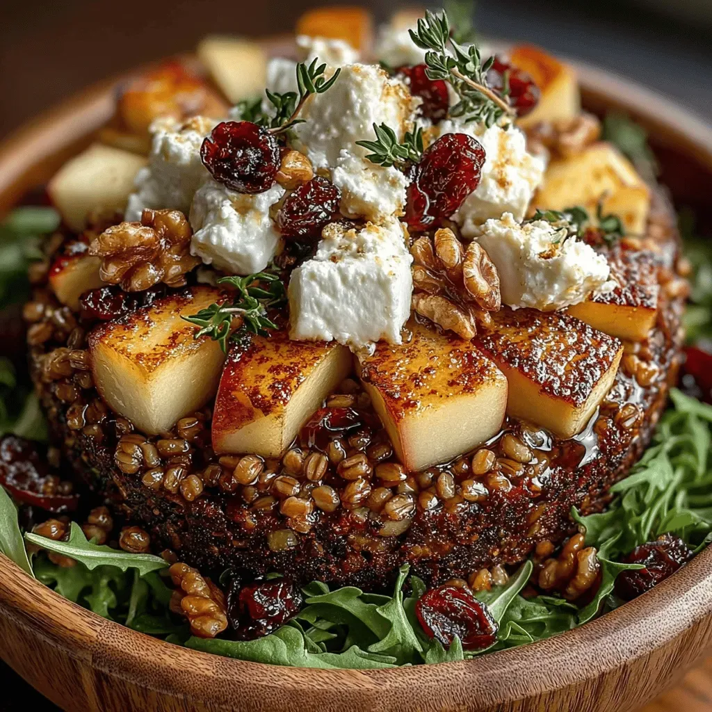 Warm Apple Walnut Farro Salad: A Wholesome Celebration of Fall Flavors
