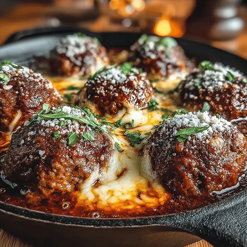 Baked Neapolitan Meatballs