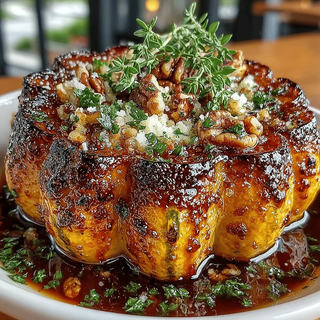 Sweet & Savory Honey Butter Roasted Acorn Squash