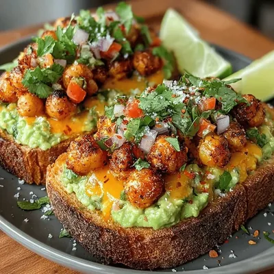 Spicy Chickpea Avocado Toast