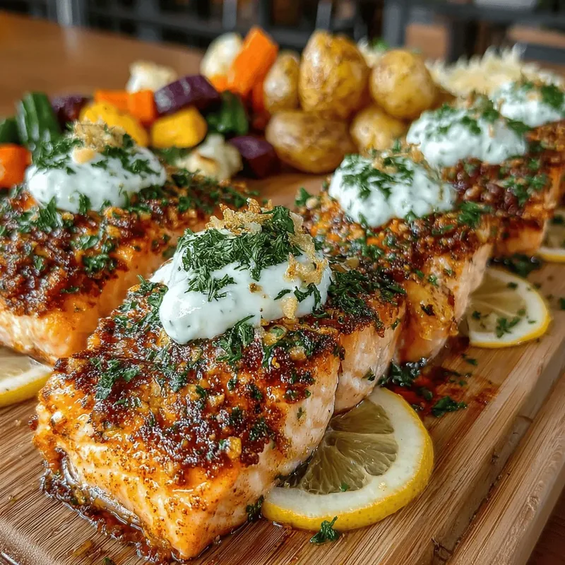 Salmon Perfection with Dill Delight