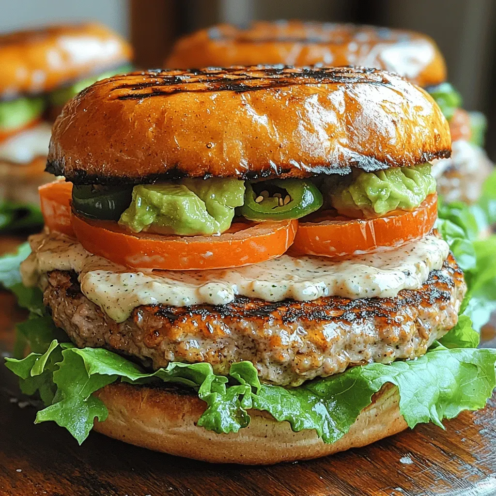 Avocado Ranch Turkey Burgers: A Deliciously Healthy Alternative