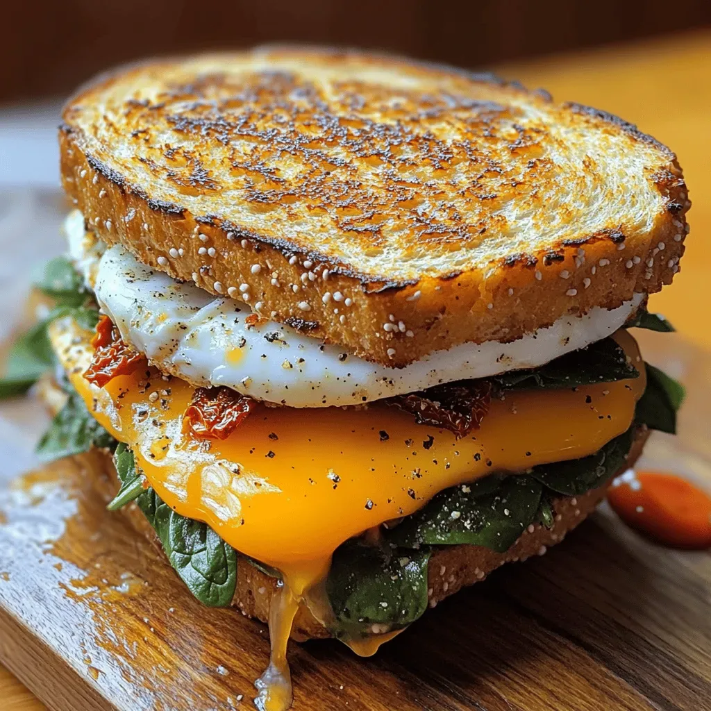 Cheesy Morning Delight: A Gourmet Breakfast Sandwich Recipe