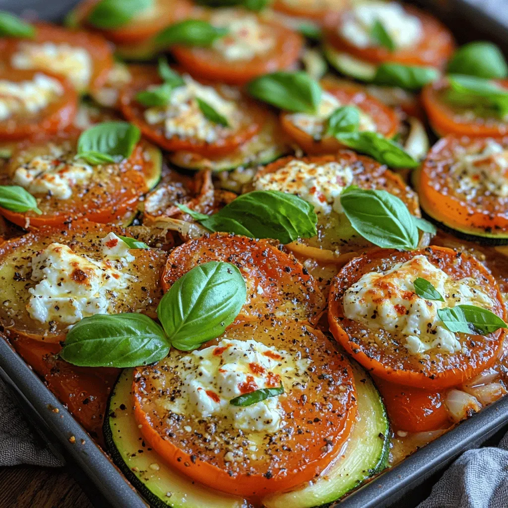 Zesty Zucchini Tomato Feta Bake: A Delicious and Healthy Dish
