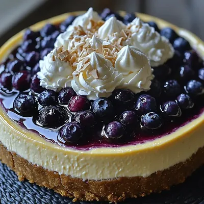 Heavenly White Chocolate Blueberry Cheesecake Recipe