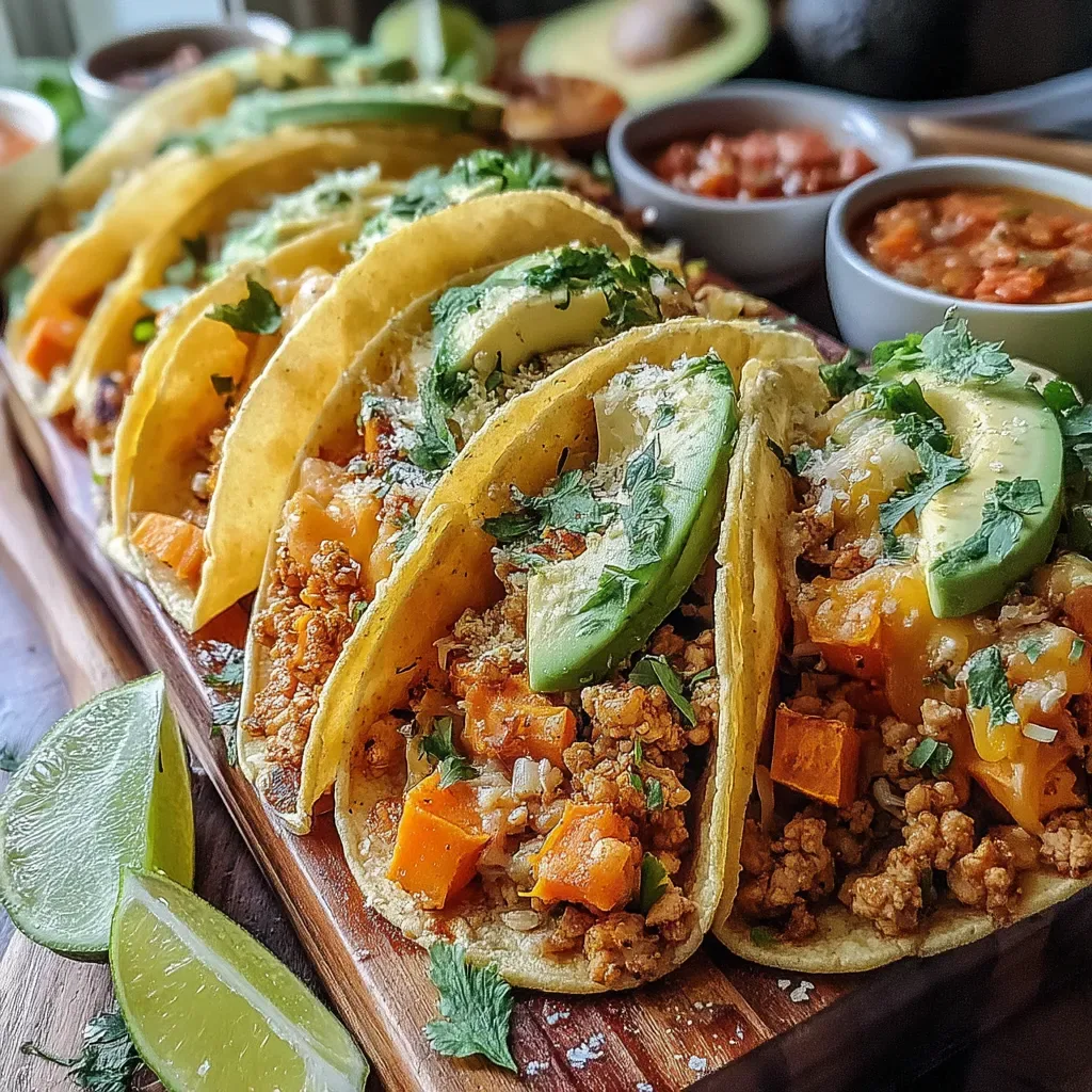 Savory Turkey & Sweet Potato Tacos